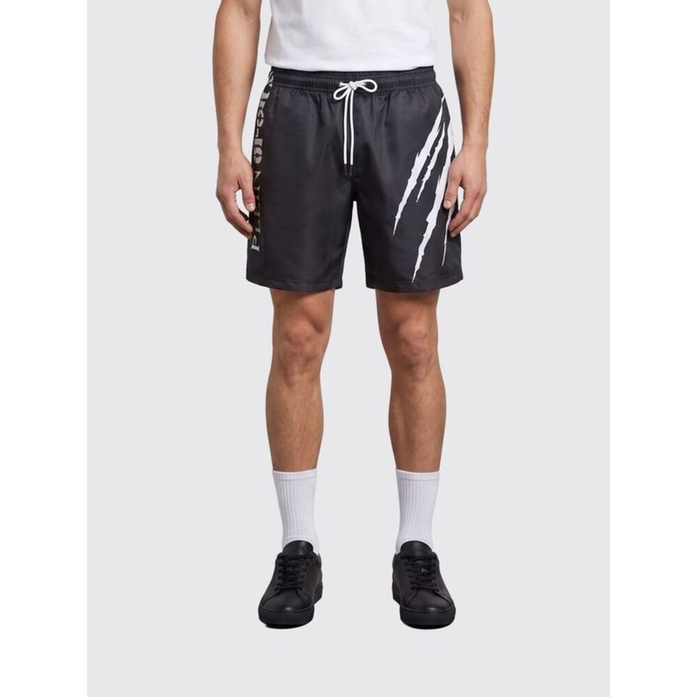 Plein Sport Men Plein Sport Stretch Technical Fabric Jogging Shorts